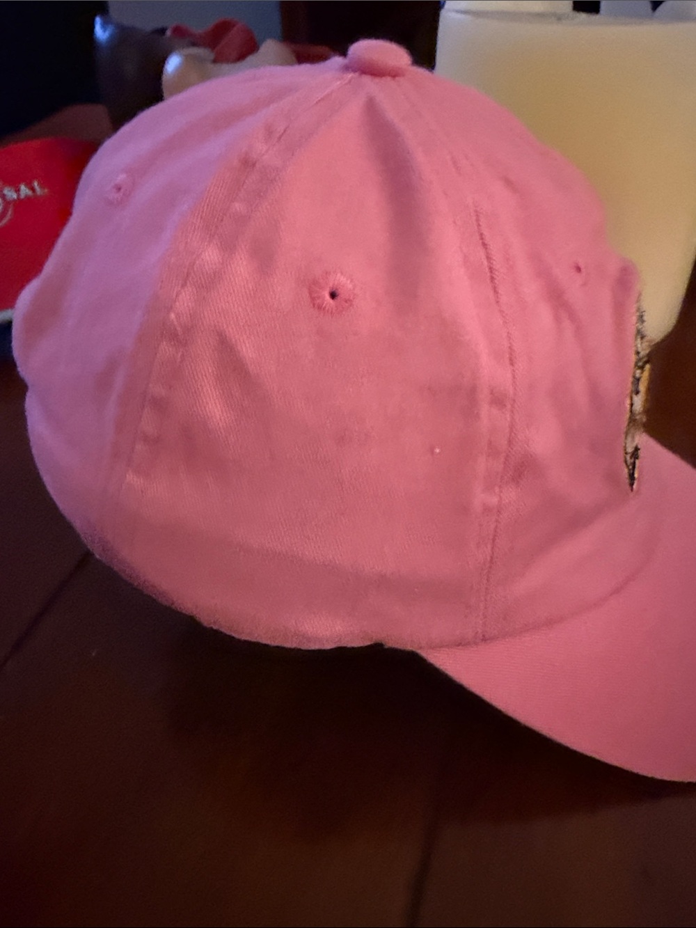 Pink Baseball Cap - Picture 4 of 4